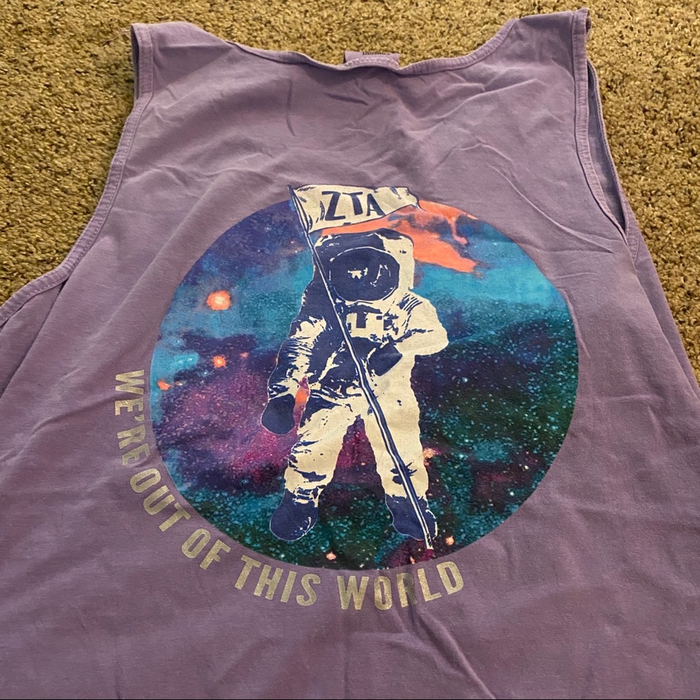 Zeta Tau Alpha Comfort Colors Tank